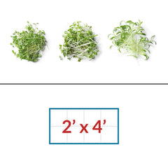 Microgreens 2' x 4' LED Grow Light Lighting Kit