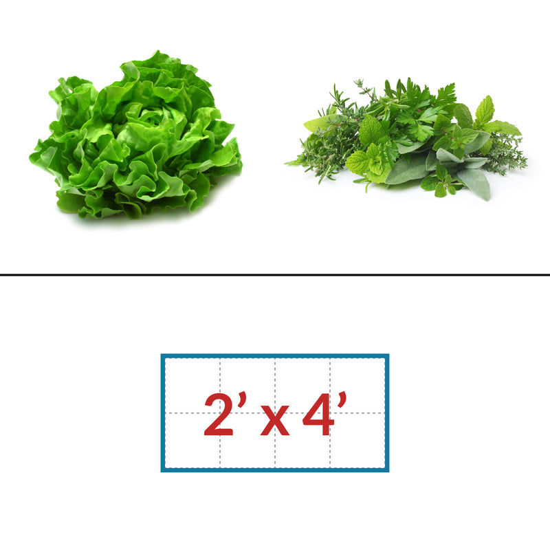 Lettuce - Herbs 2' x 4' LED Grow Light Lighting Kit