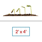 Seedlings 2' x 4' LED Grow Light Lighting Kit