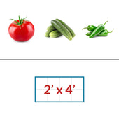 Tomatoes - Cucumbers - Peppers 2' x 4' LED Grow Light Lighting Kit
